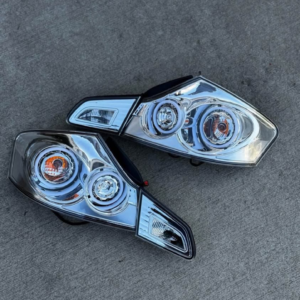 Infiniti G37 V36 G35 Q40 06-14 4dr Sedan Halo Tail Lights Clear