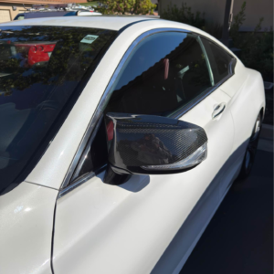 Infiniti Q50/Q60 Carbon Fiber M-Style Mirror Caps (Replacement L+R)